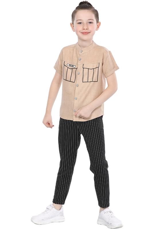 51020 gösterişli yazlık erkek çocuk giyim toptan 9/12 yaş