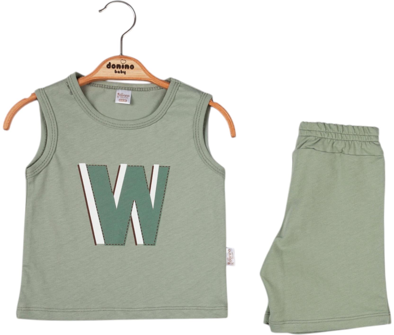 40754 оптом детские летние повседневные костюмы двойки, маечка с шортами для младенцев на 9/24 месяцев