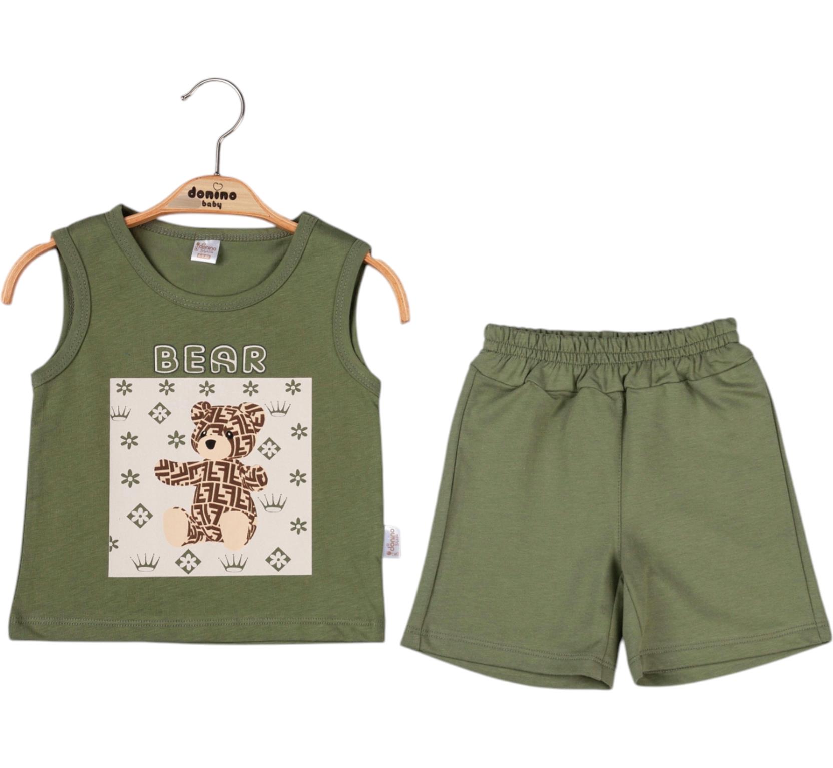 40788 оптом детские летние повседневные костюмы двойки, маечка с шортами для младенцев на 9/24 месяцев