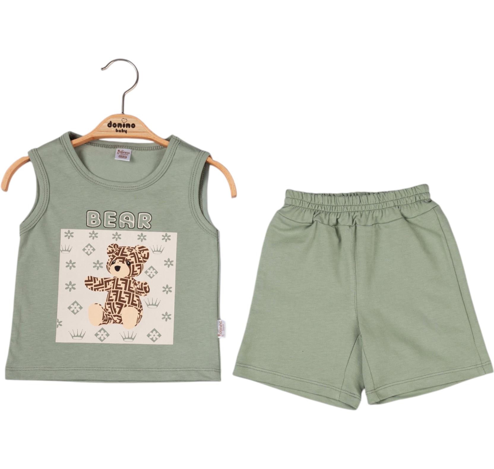 40788 оптом детские летние повседневные костюмы двойки, маечка с шортами для младенцев на 9/24 месяцев