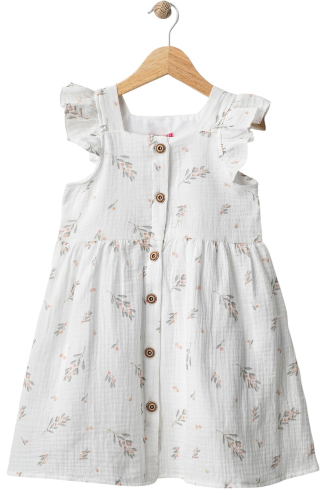 4313 yazlık kız elbiseleri kaliteli modeller toptan 7/10 yaş baskılı