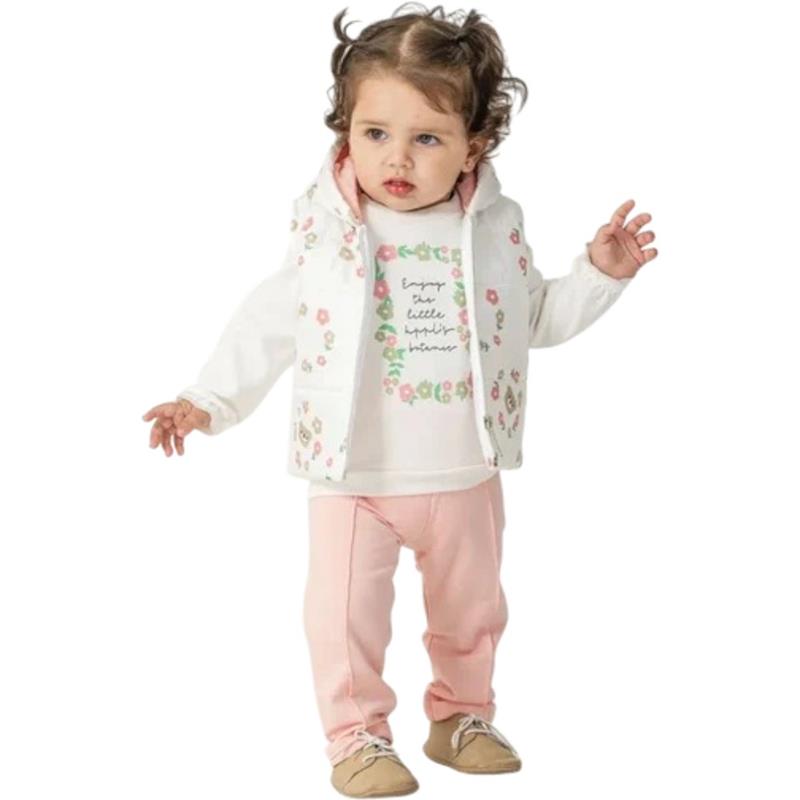 5189 toptan 6-9-12 ay bebekler için mevsimlik üç parçalı çocuk takımları