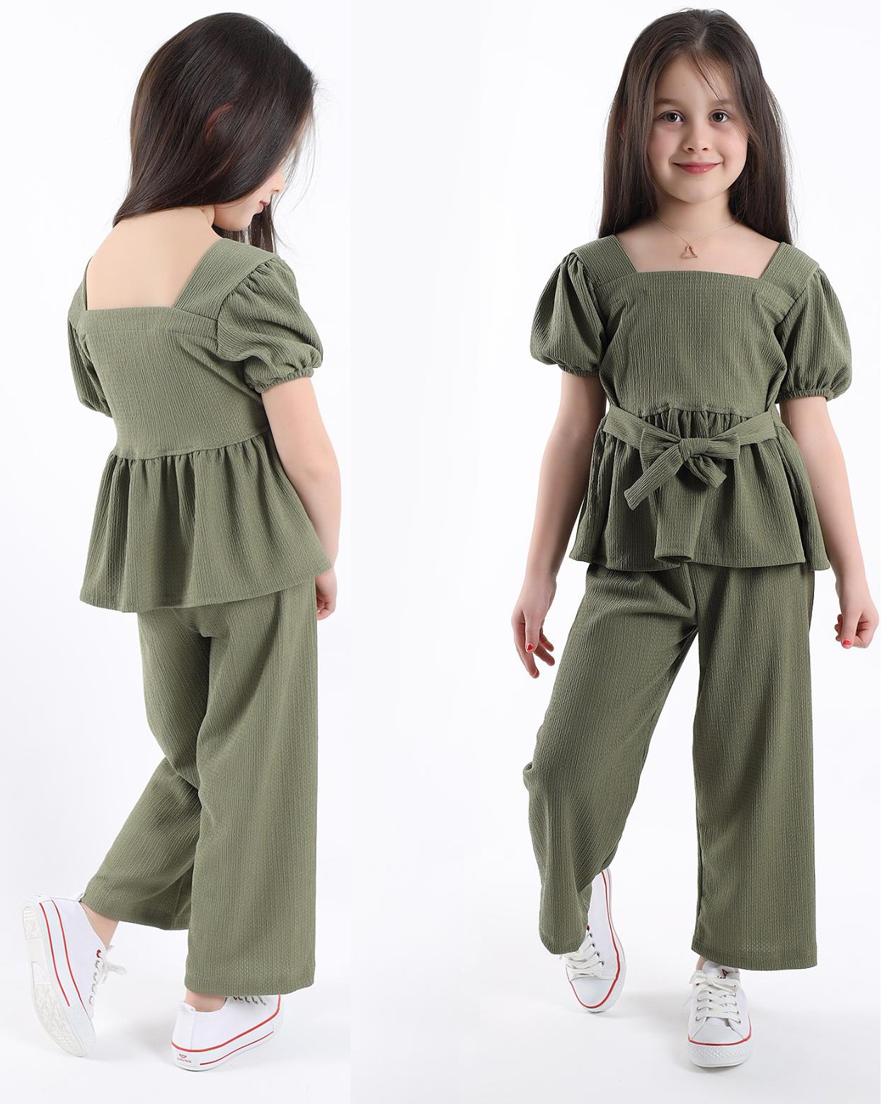 оптом детские летние костюмы двойки и платья для девочек на 5-6-7-8 лет