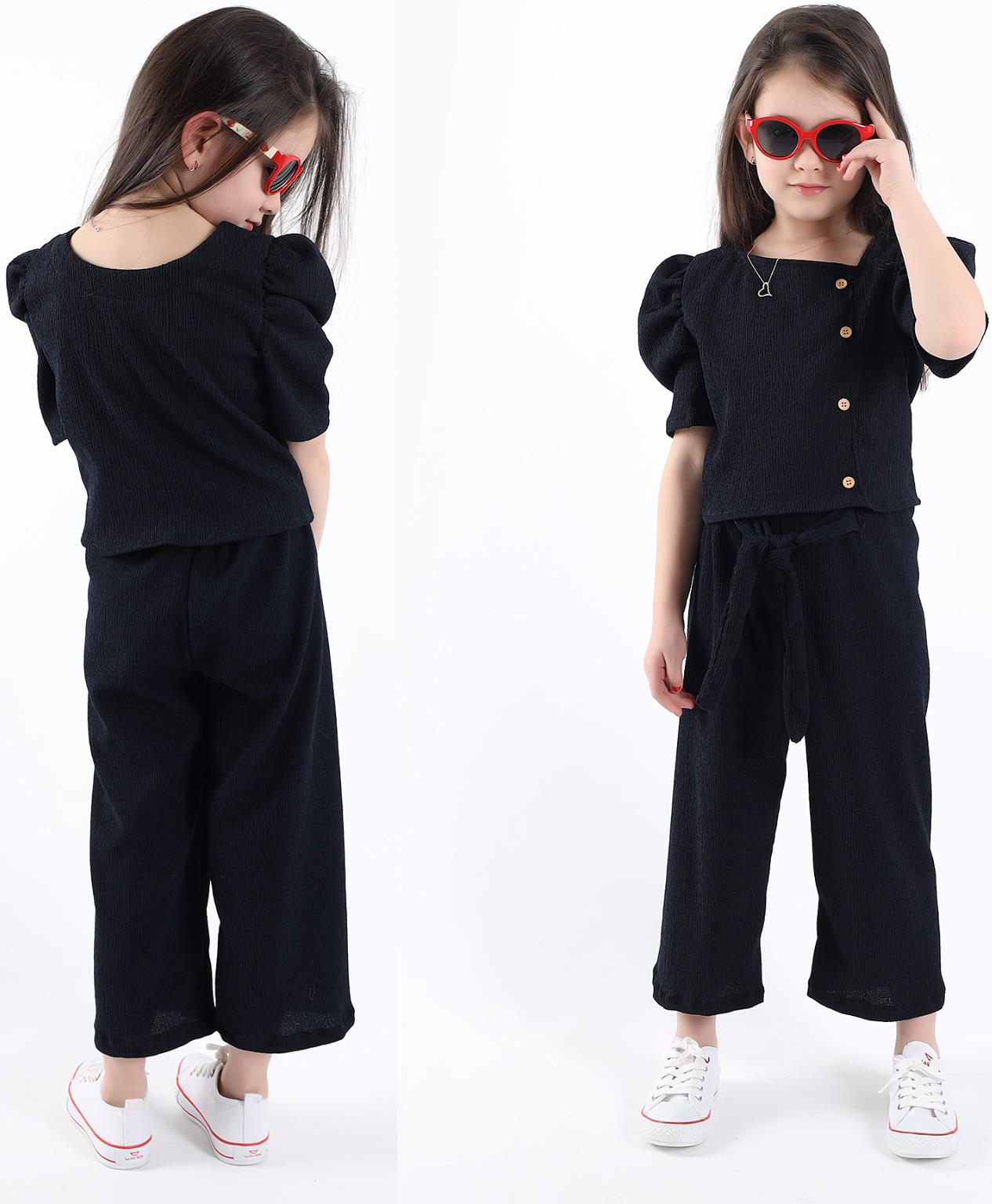 оптом детские летние костюмы двойки и платья для девочек на 5-6-7-8 лет