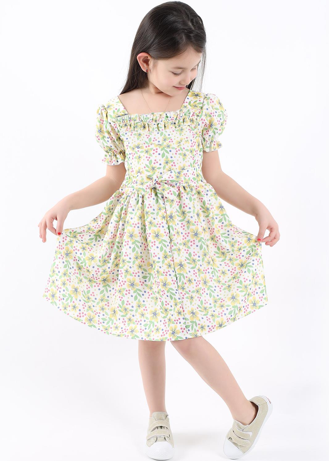 оптом детские летние костюмы двойки и платья для девочек на 5-6-7-8 лет