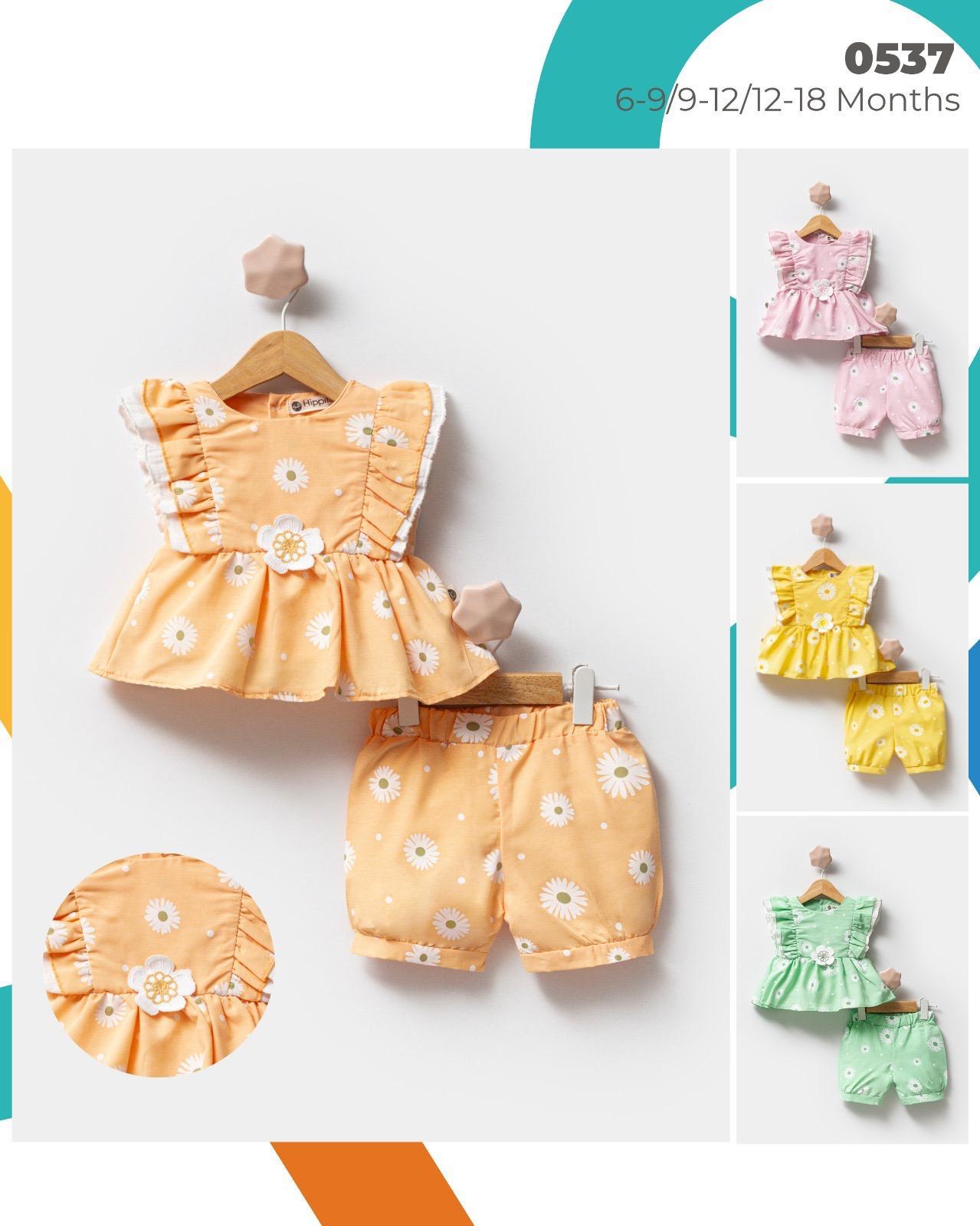 0537 الجملة الأطفال الصيف قطعتين الدعاوى للأطفال لمدة 6-9-12 أشهر