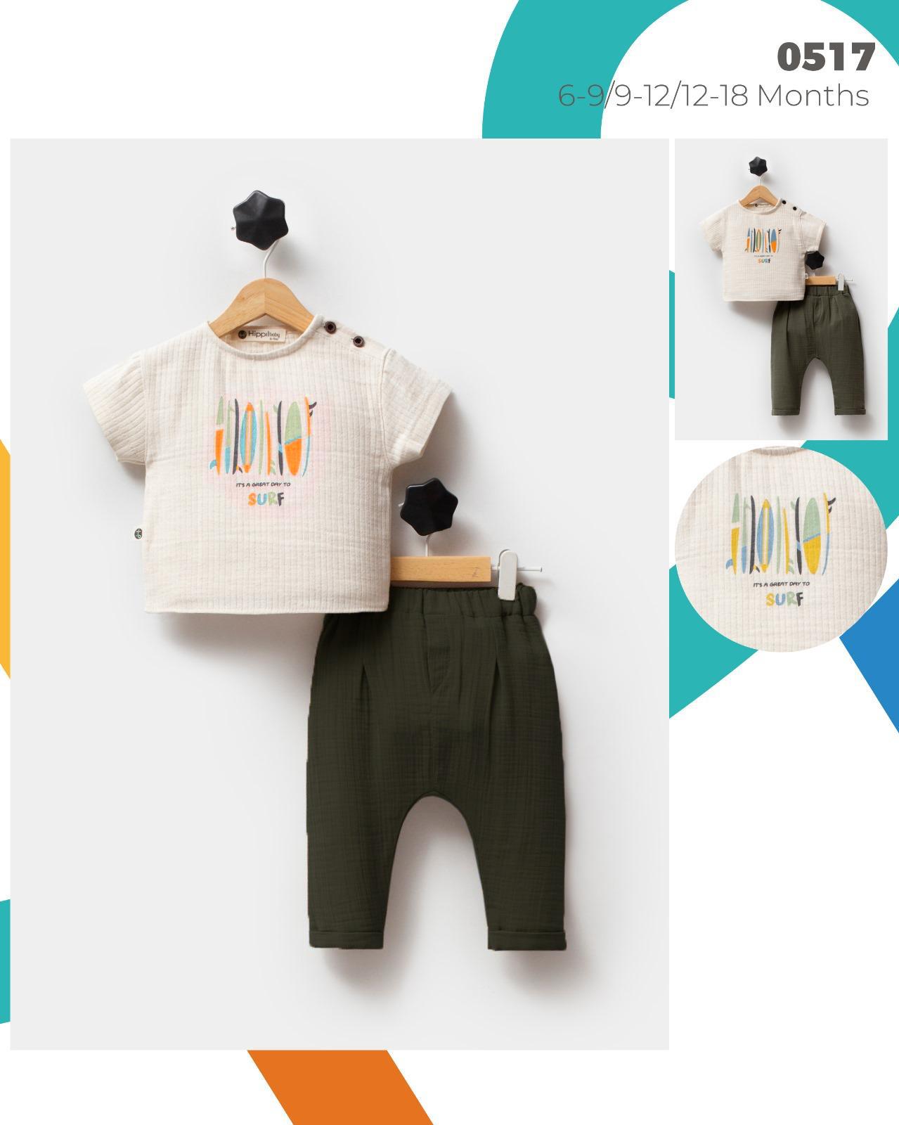 0517 الجملة الأطفال الصيف قطعتين الدعاوى للأطفال لمدة 6-9-12 أشهر