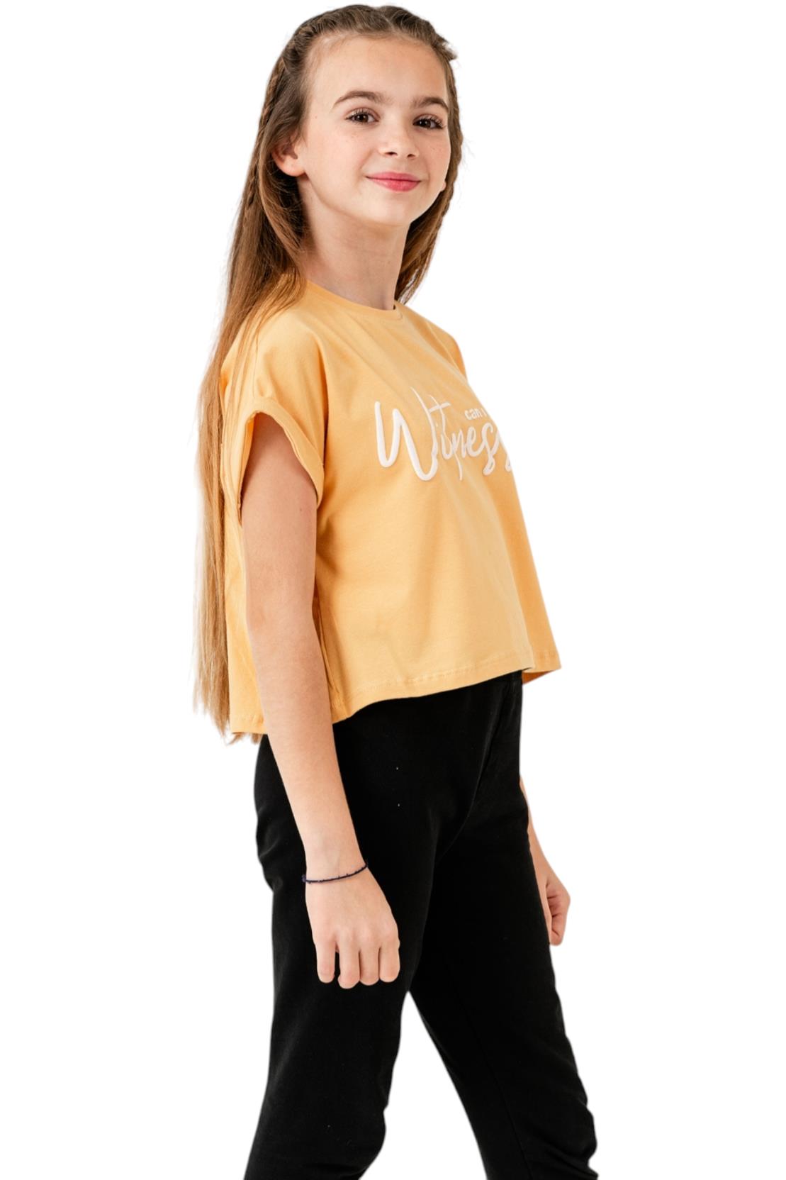 12102 الجملة الأطفال الصيف قصيرة أنيقة تي شيرت للفتيات لمدة 5/8 سنوات