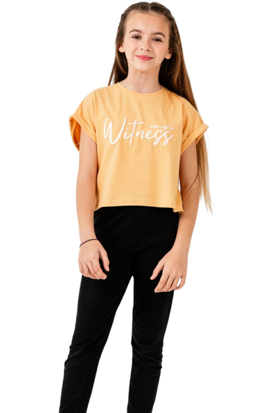 12102 оптом детские летние короткие стильные футболки для девочек на 5/8 лет