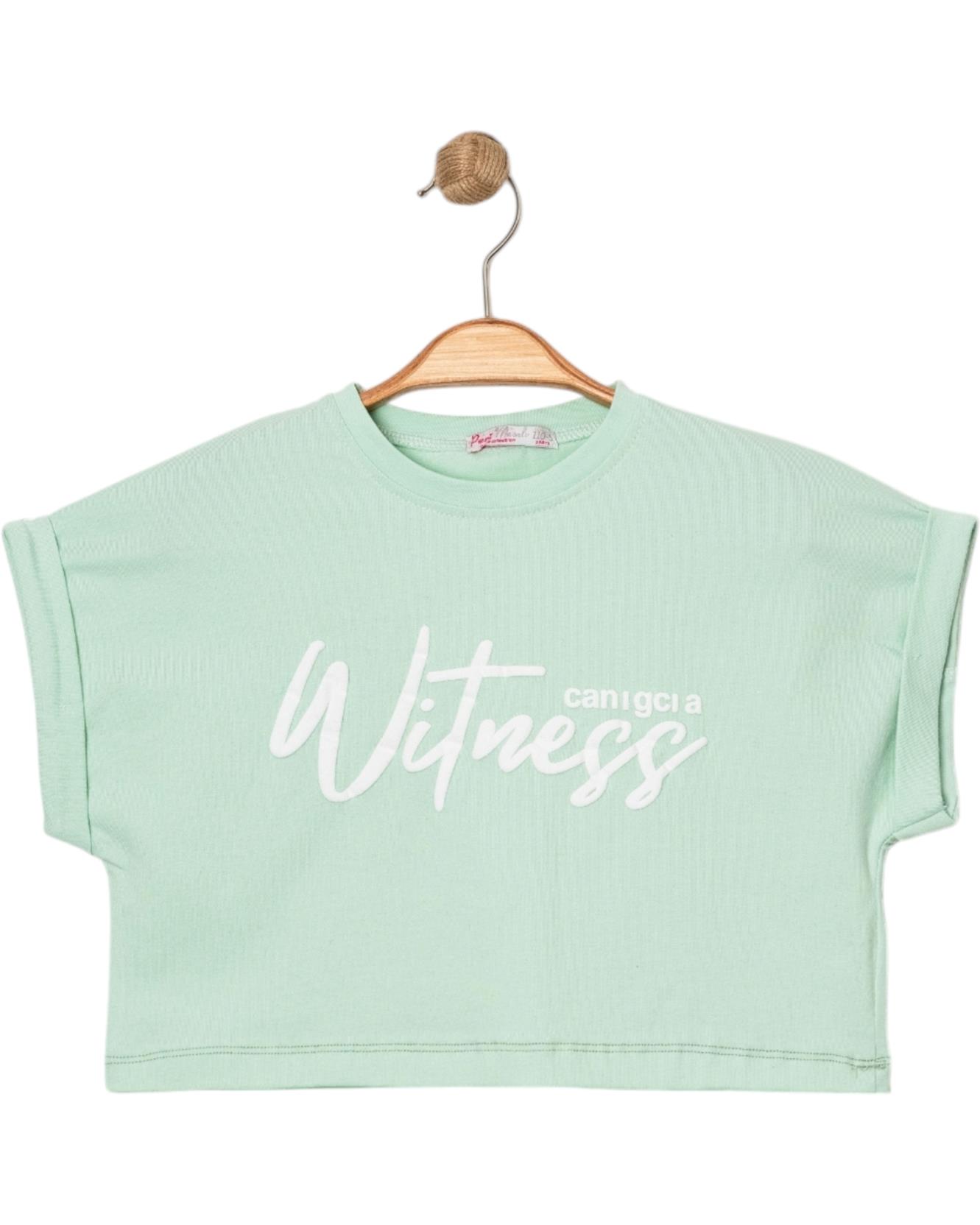 12102 оптом детские летние короткие стильные футболки для девочек на 5/8 лет