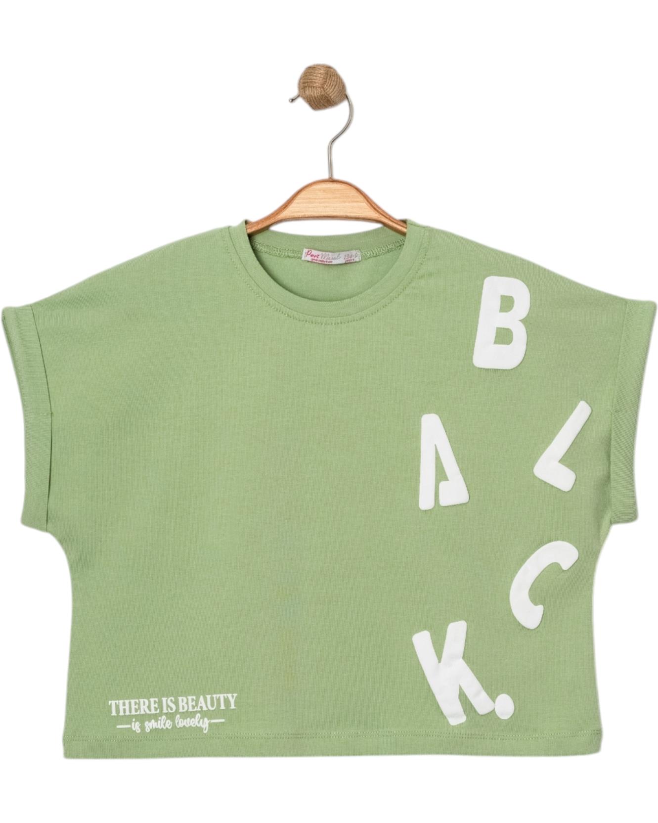 12189 yazlık kız çocuk tişörtleri kaliteli ve yeni modeller toptan 9/12 yaş