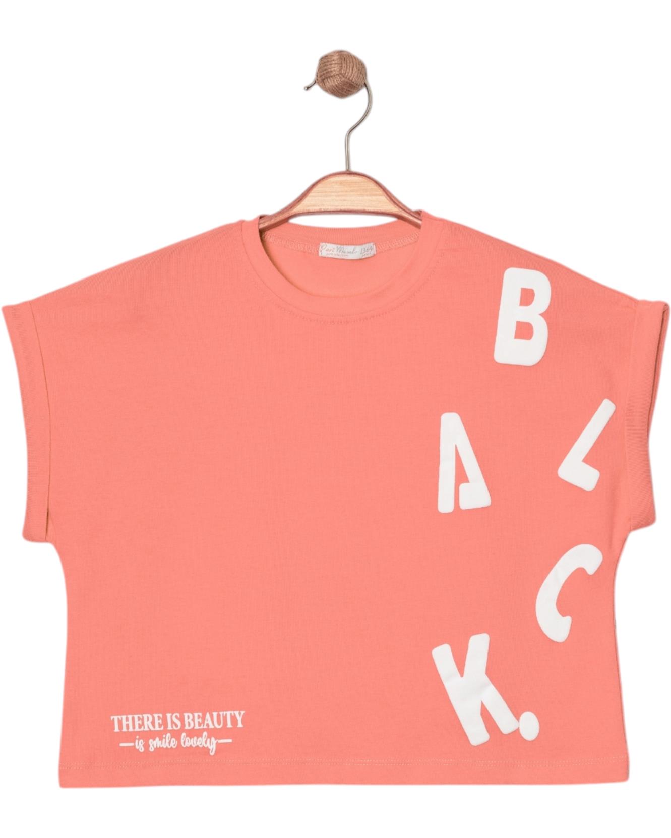 12189 yazlık kız çocuk tişörtleri kaliteli ve yeni modeller toptan 9/12 yaş