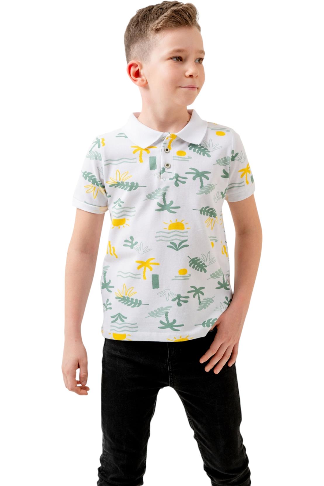 12131 الجملة الأطفال الصيف تي شيرت مع طوق بولو للبنين لمدة 9/12 سنوات