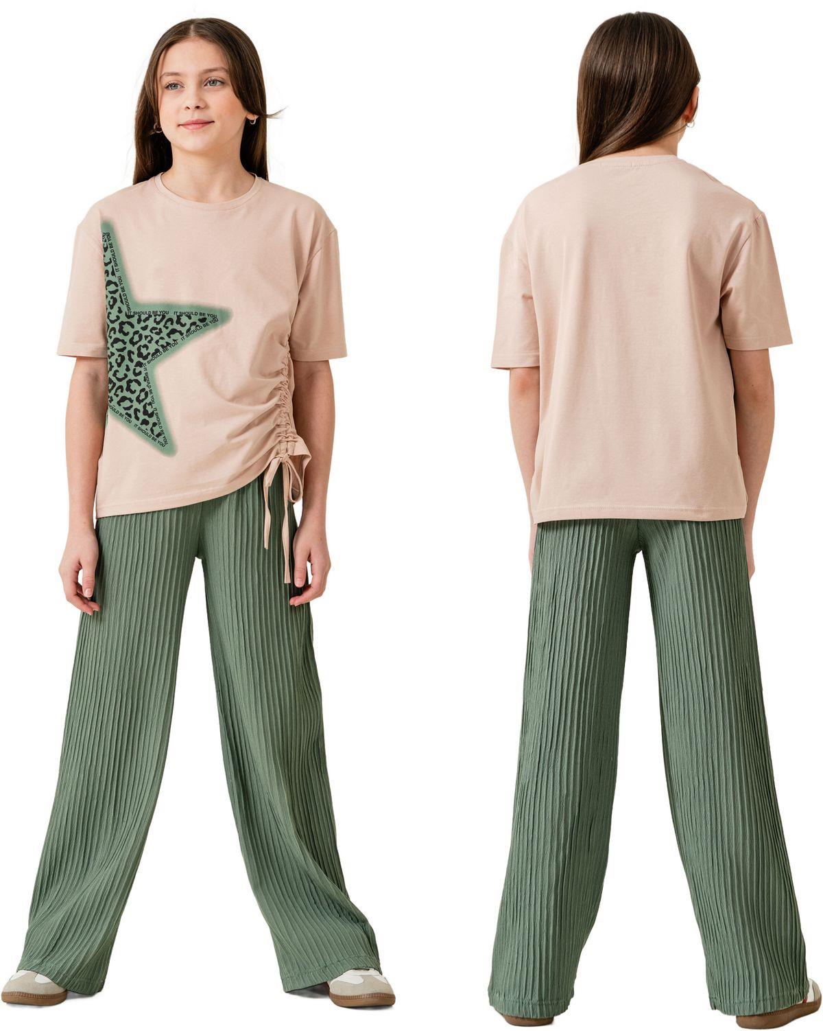 8274 الجملة الأطفال الصيف قطعتين الدعاوى ، بلوزات مع بنطلون للفتيات الذين تتراوح أعمارهم بين 9/12