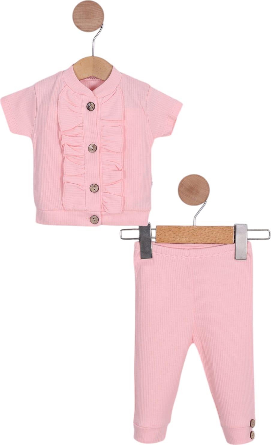 32062 оптом детские летние костюмы двойки для младенцев на 3-6-9-12 месяцев