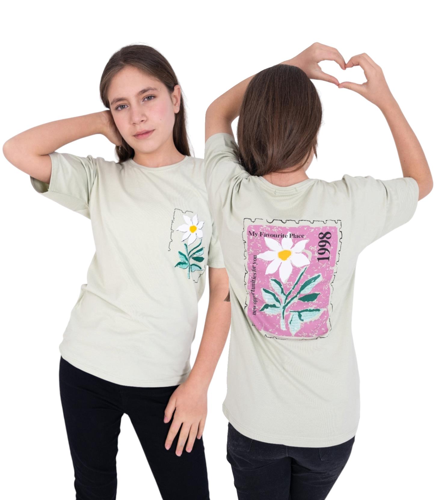 4046 оптом детские летние футболки для девочек на 13/16 лет