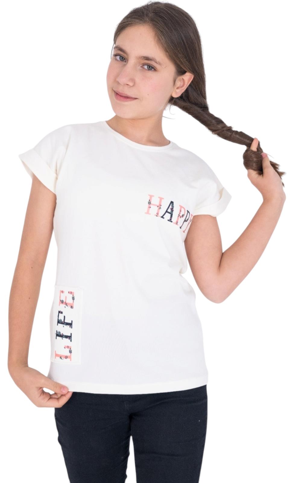 4051 оптом детские летние футболки для девочек на 13/16 лет