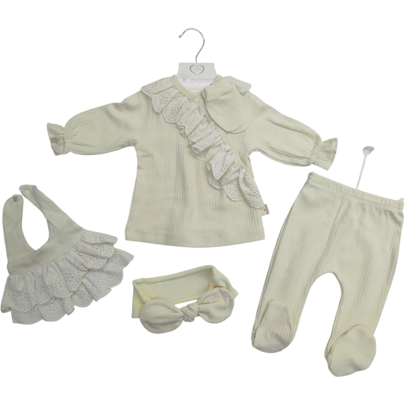 2081 оптом комплект из 5 предметов для детей в возрасте от 0 до 3 месяцев