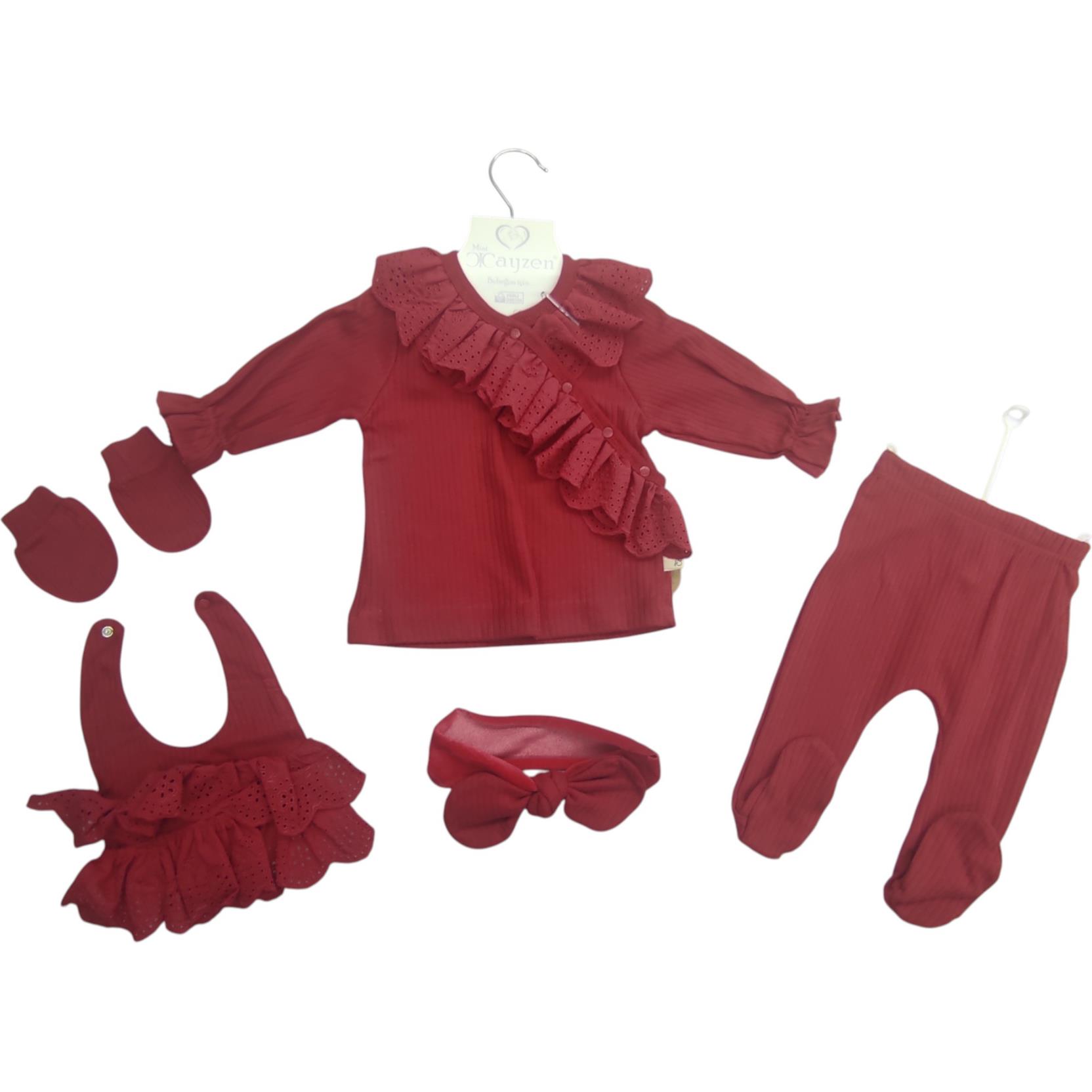 2081 оптом комплект из 5 предметов для детей в возрасте от 0 до 3 месяцев