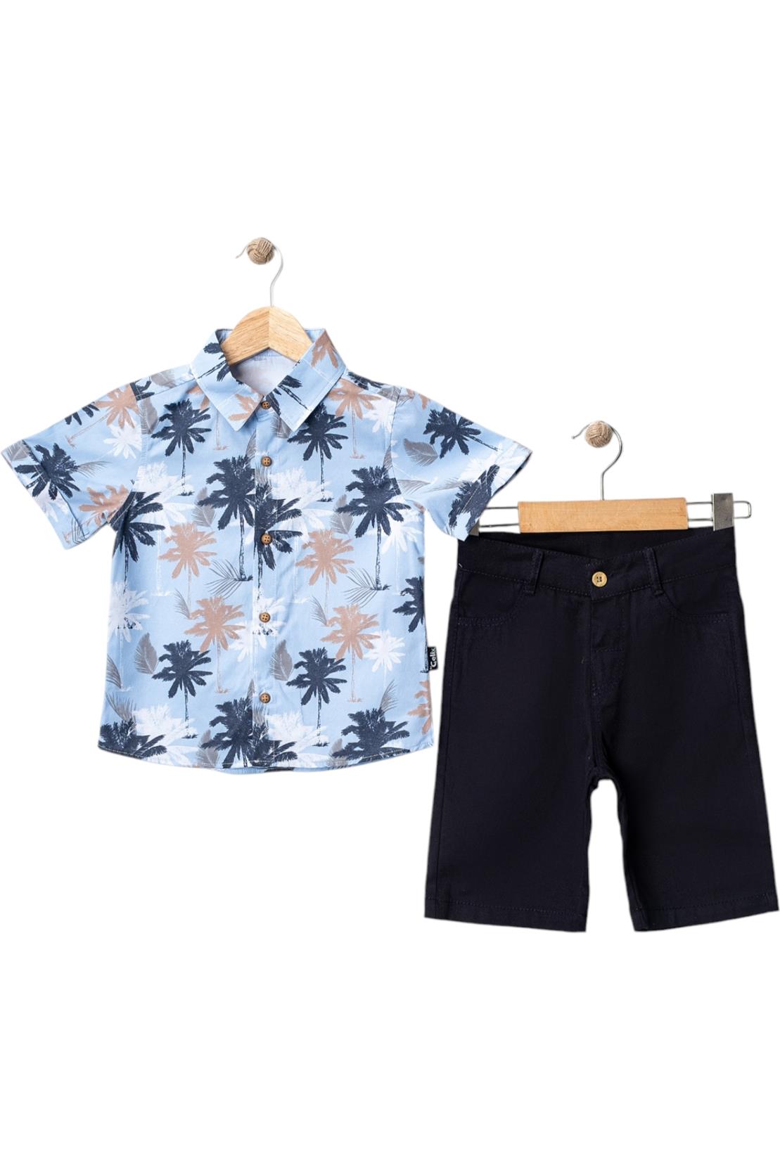 4368 بدلات صيفية للأطفال بالجملة من قطعتين ، قمصان مع شورت للأولاد لمدة 5/8 سنوات