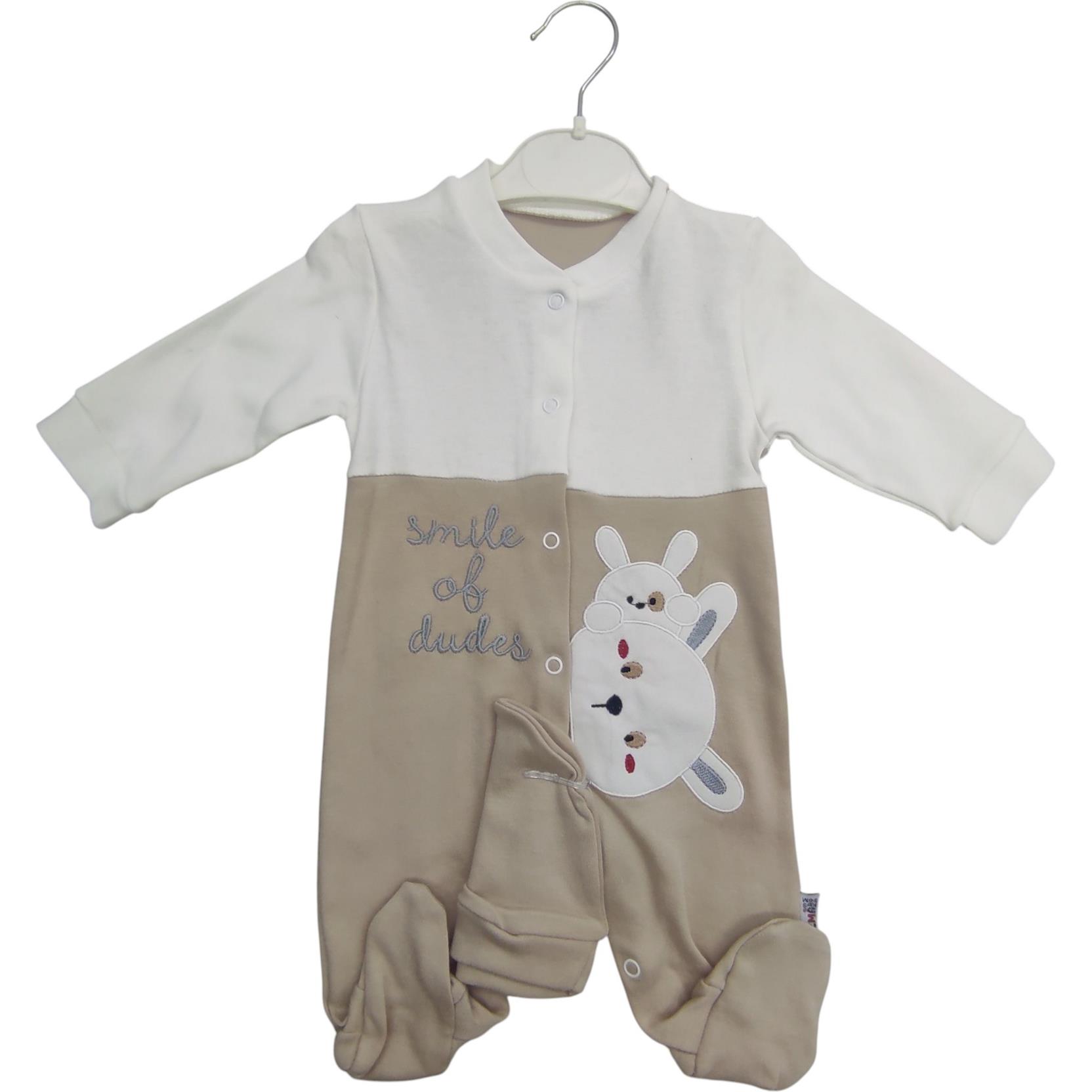 2897 الربيع والخريف الطفل وزرة مع القبعات بالجملة للأطفال الذين تتراوح أعمارهم بين 6-9-12-18 أشهر