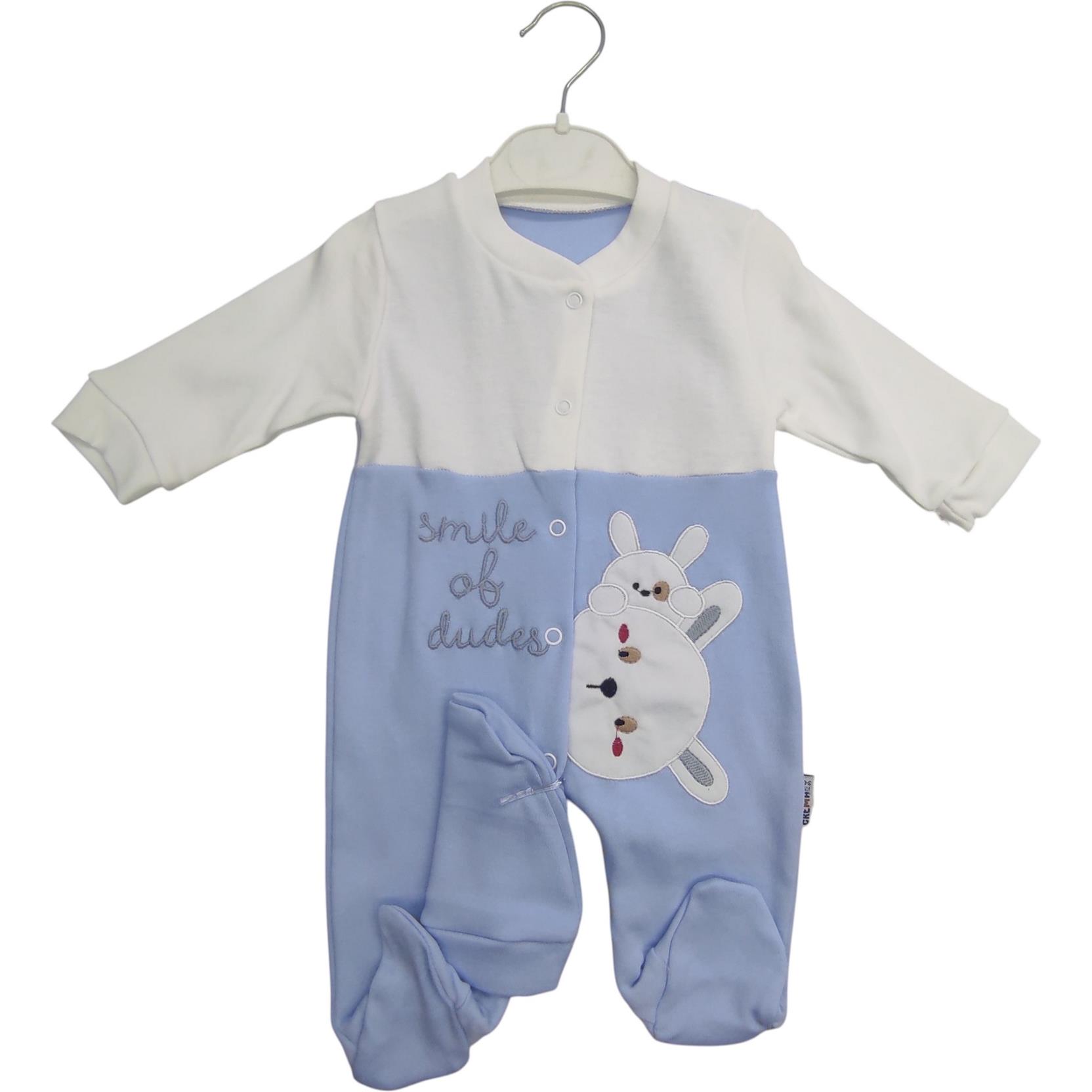 2897 демисезонные детские комбинезоны с шапками оптом для детей в возрасте 6-9-12-18 месяцев