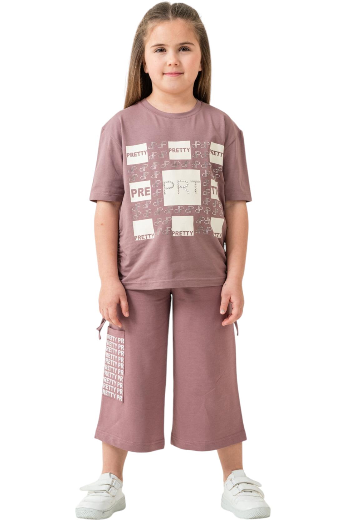 7266 الجملة الأطفال الصيف قطعتين الدعاوى للفتيات الذين تتراوح أعمارهم بين 5-8