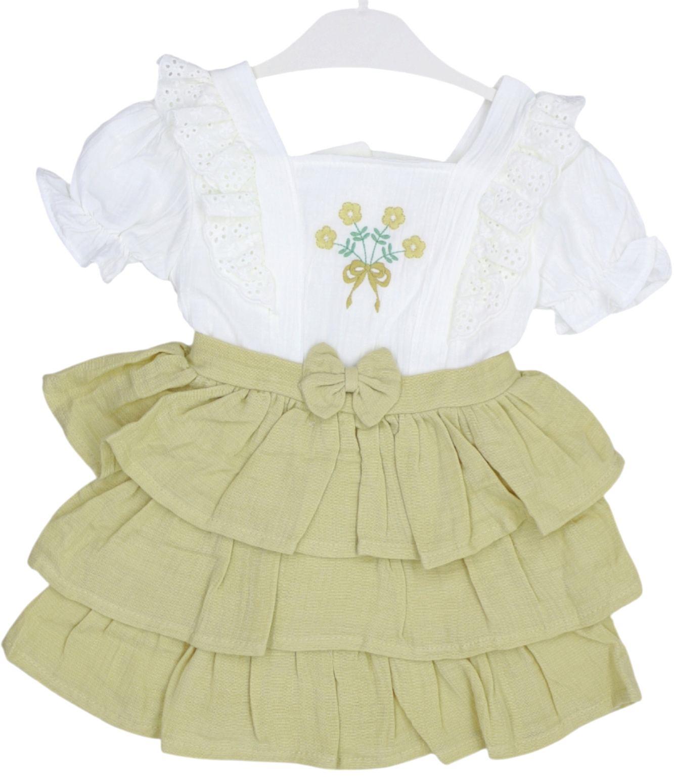 4003 детские летние платья оптом для девочек на 2/5 лет