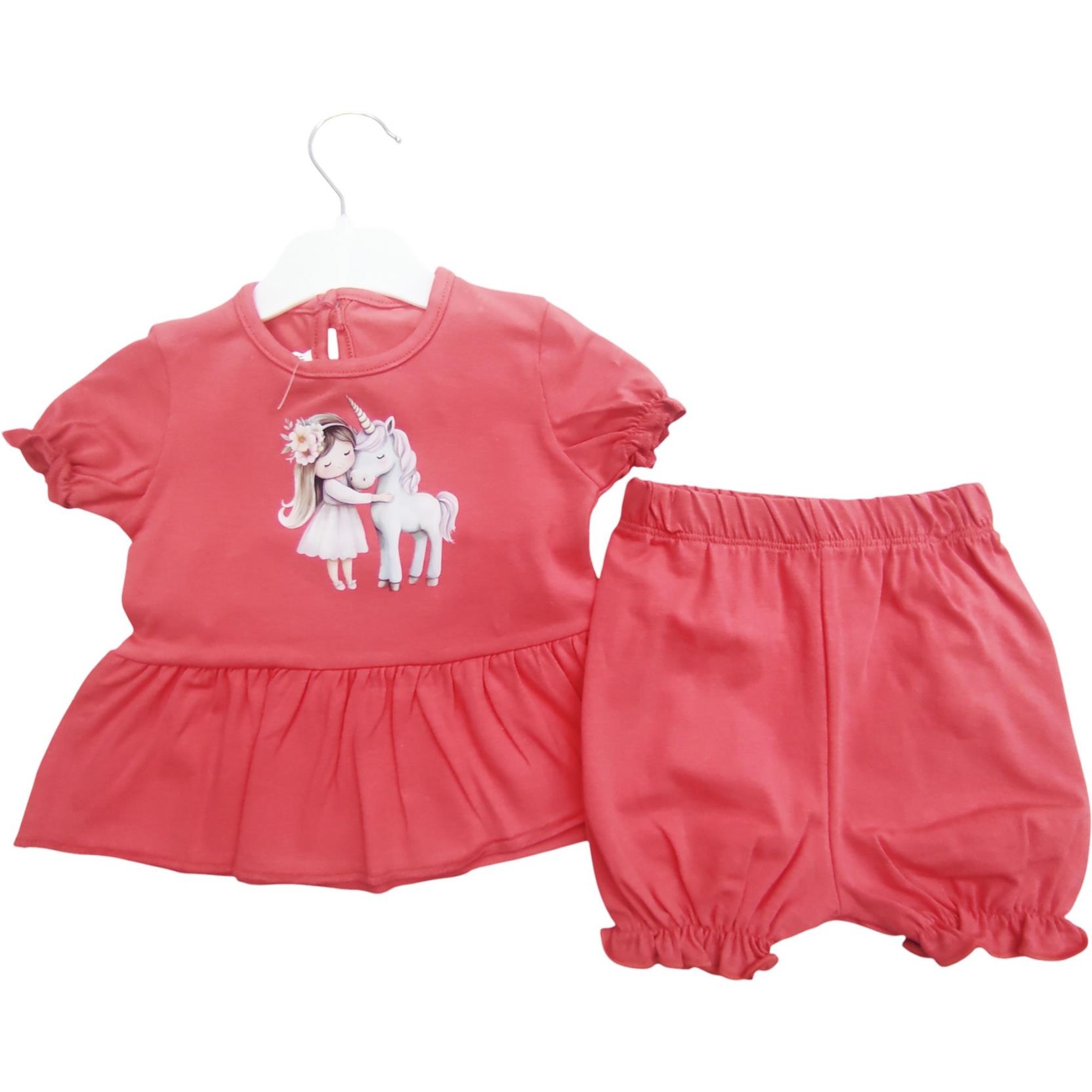 083 الجملة فساتين الصيف للأطفال مع السراويل للفتيات لمدة 6/18 أشهر