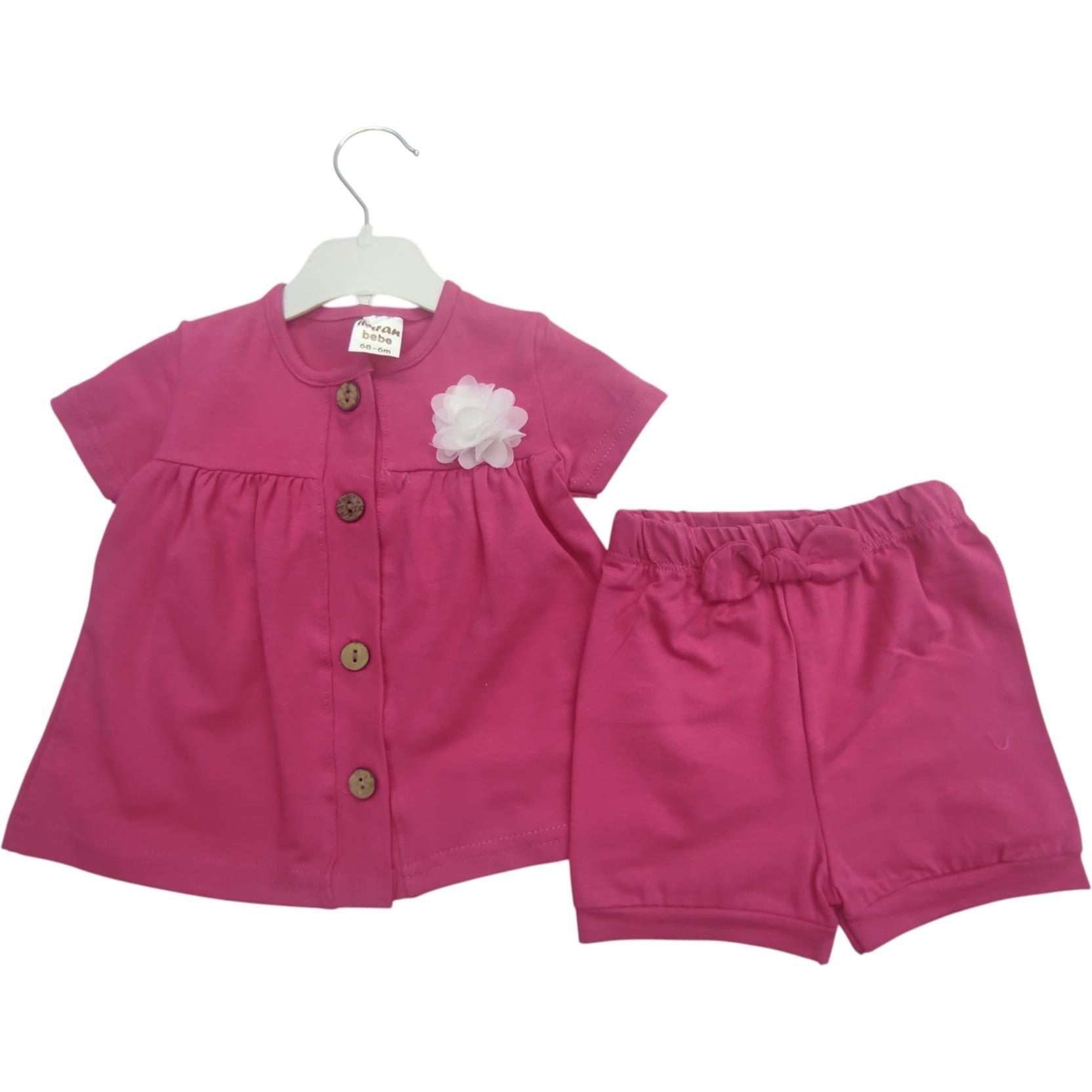 082 الجملة فساتين الصيف للأطفال مع السراويل للفتيات لمدة 6/18 أشهر