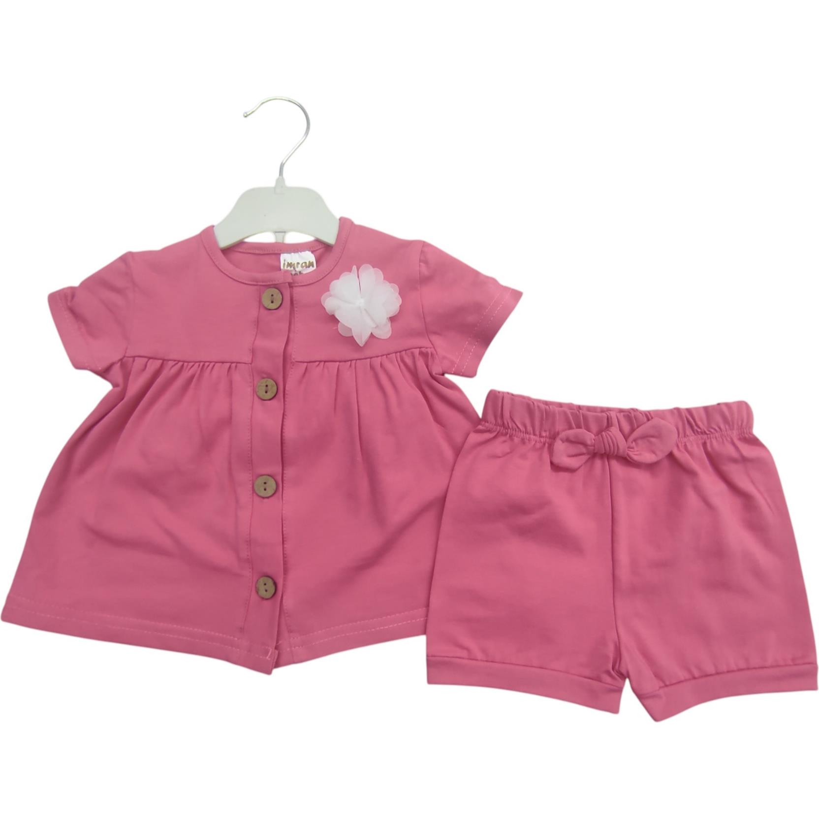 082 الجملة فساتين الصيف للأطفال مع السراويل للفتيات لمدة 6/18 أشهر