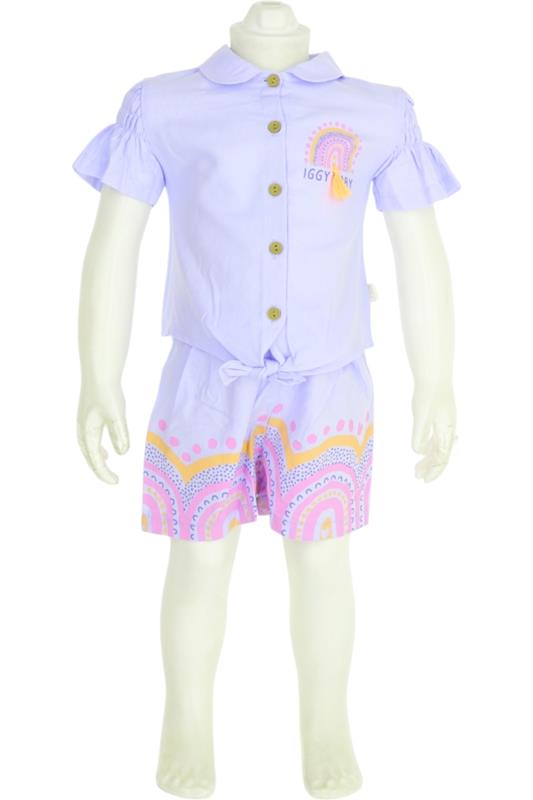 125136 yazlık lüks kız bebek takımlar toptan 6/24 ay