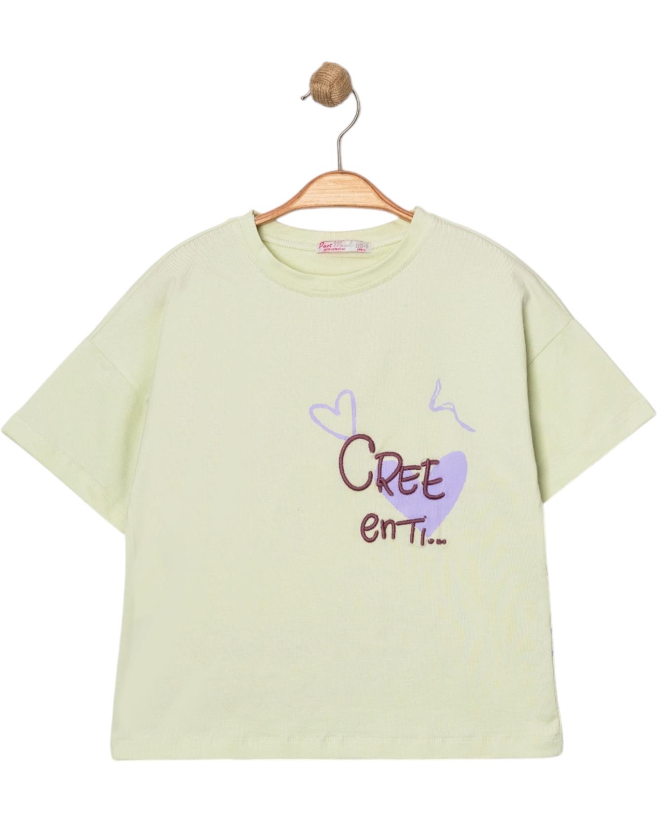 12084 оптом детские летние стильные футболки короткие для девочек на 5/8 лет