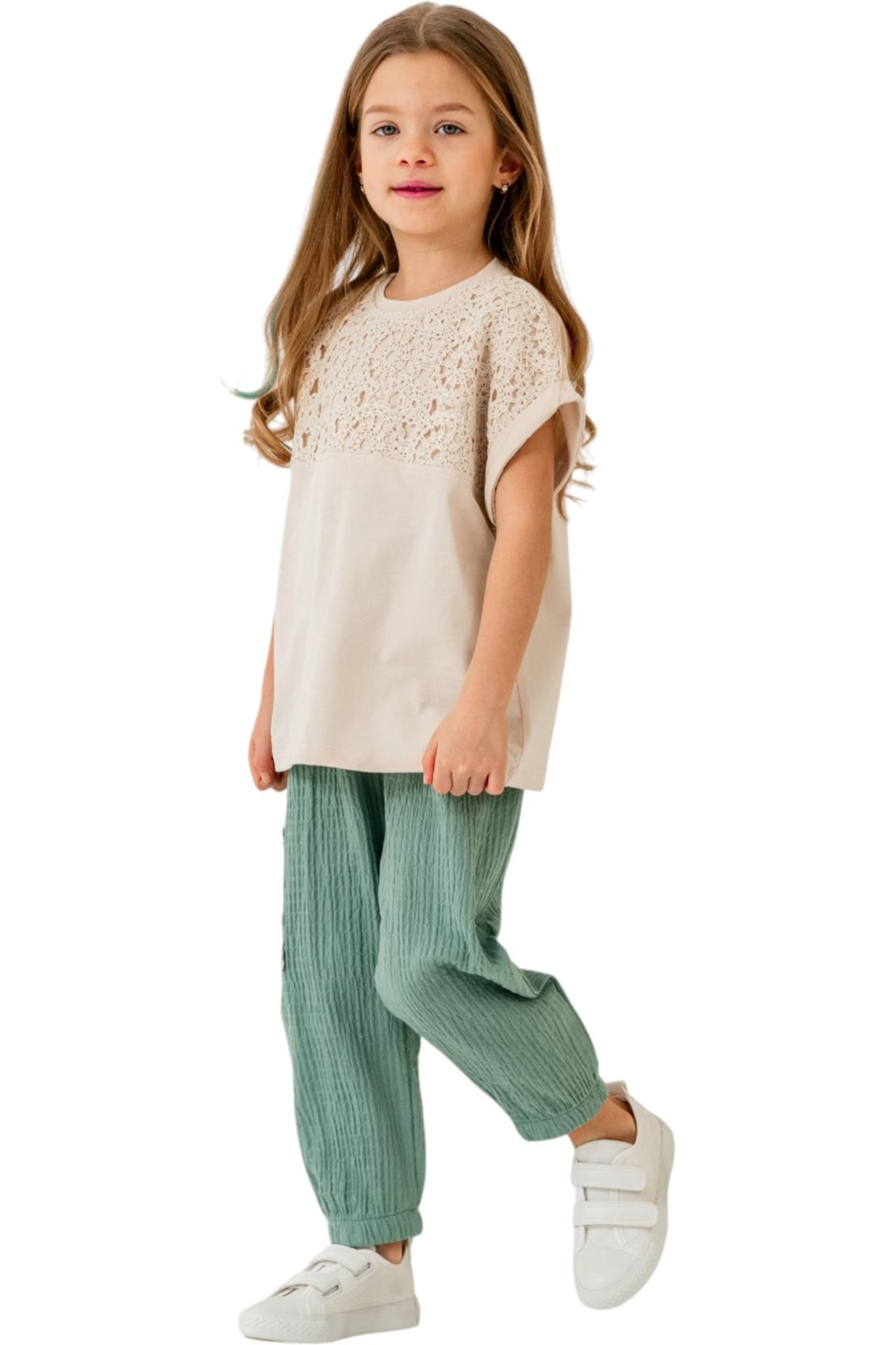 12156 best quality summer girls clothing clothes wholesale 5/8 age