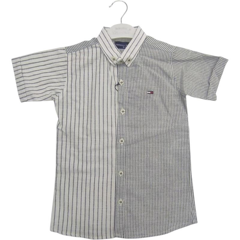 toptan 6/10 yaş erkek çocuklar için yazlık gömlekler