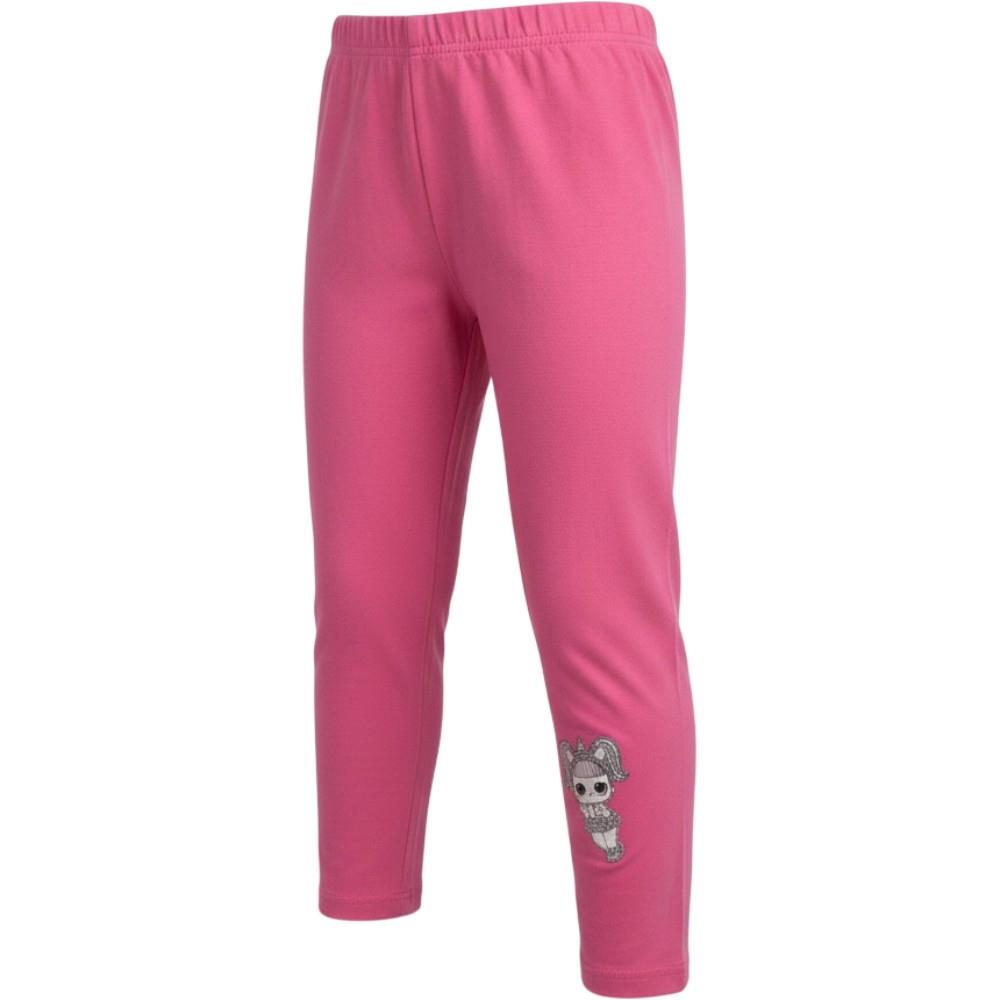 80380 оптом детские лосины с принтом Лол для девочек на 3-4-5-6 лет