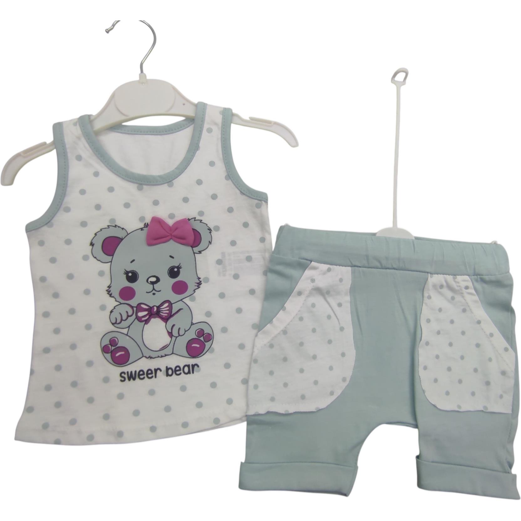 25131 الصيف الطفل مجموعتين بالجملة للأطفال لمدة 9/24 أشهر