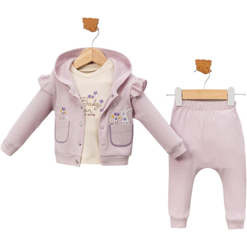 7092 mevsimlik lüks kız bebek takımlar toptan 9/24 ay