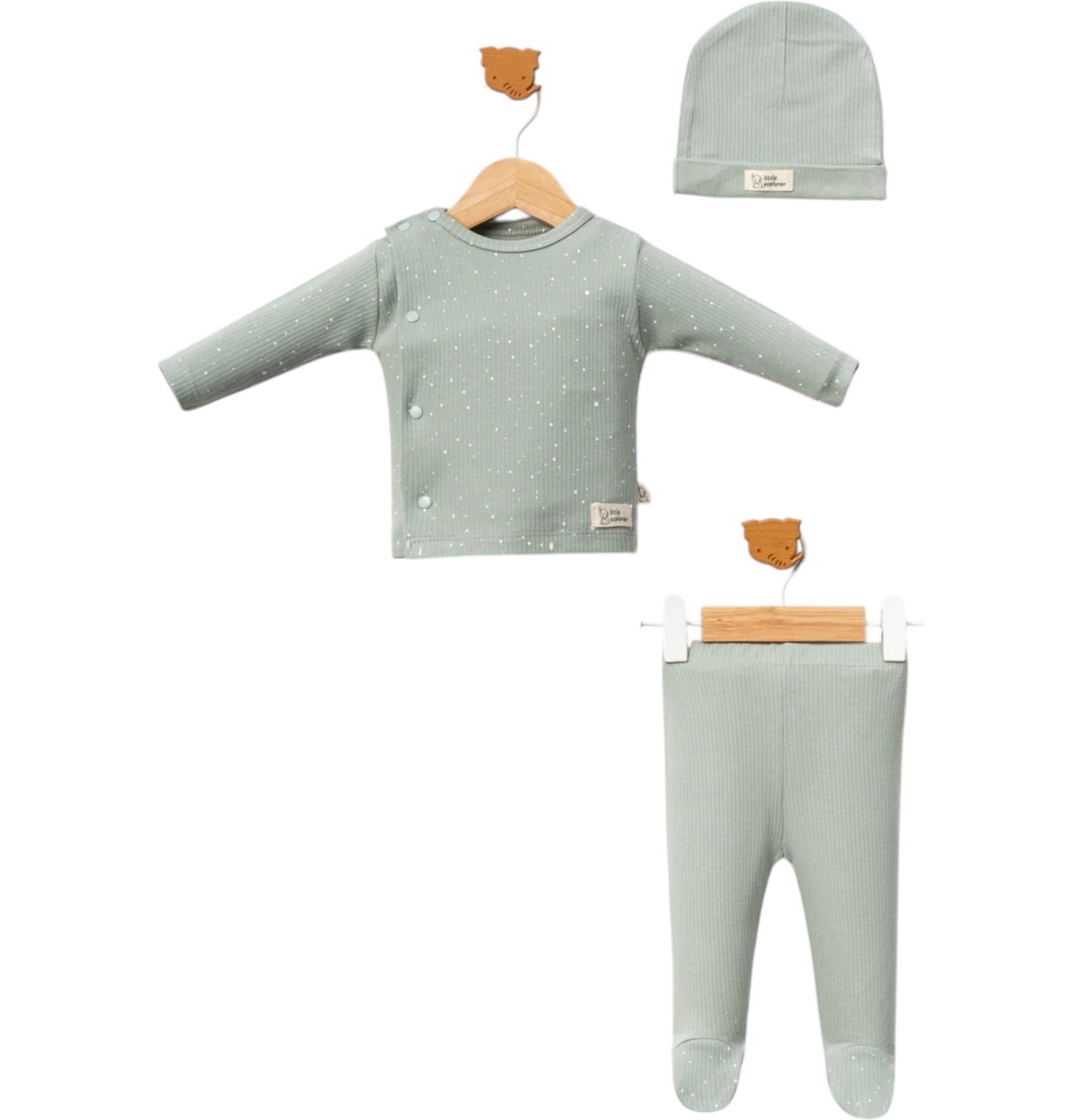 7007 оптом детские демисезонные костюмы двойки с шапкой для младенцев 3-6-9 месяцев