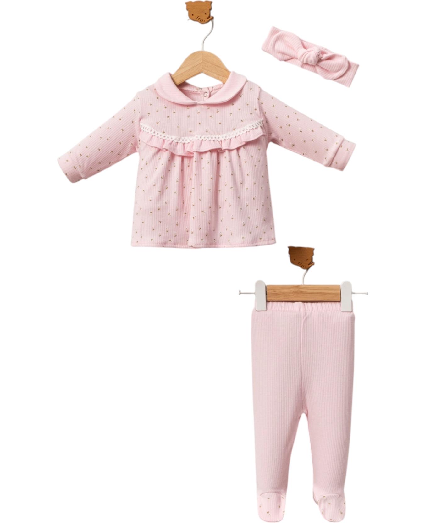 7032 оптом детские демисезонные костюмы двойки с ленточкой для волос для младенцев на 3-6-9 месяцев