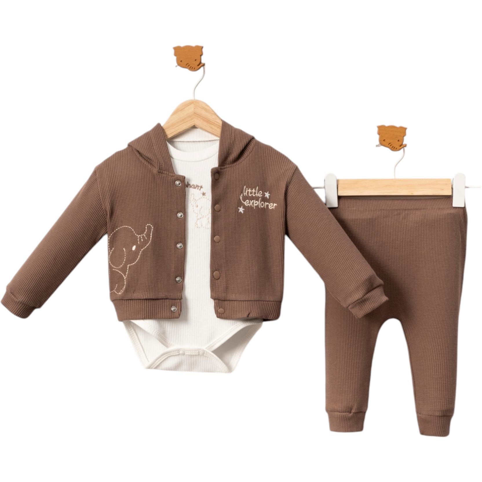 7040 الجملة الأطفال ديمي الموسم ثلاث قطع الدعاوى للأطفال لمدة 9-12-18 أشهر