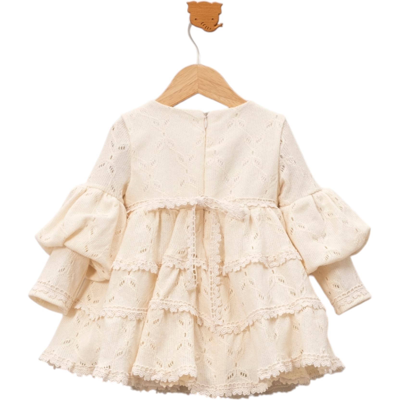 7085 الجملة الأطفال الربيع والخريف فساتين للفتيات لمدة 9-12-18 أشهر