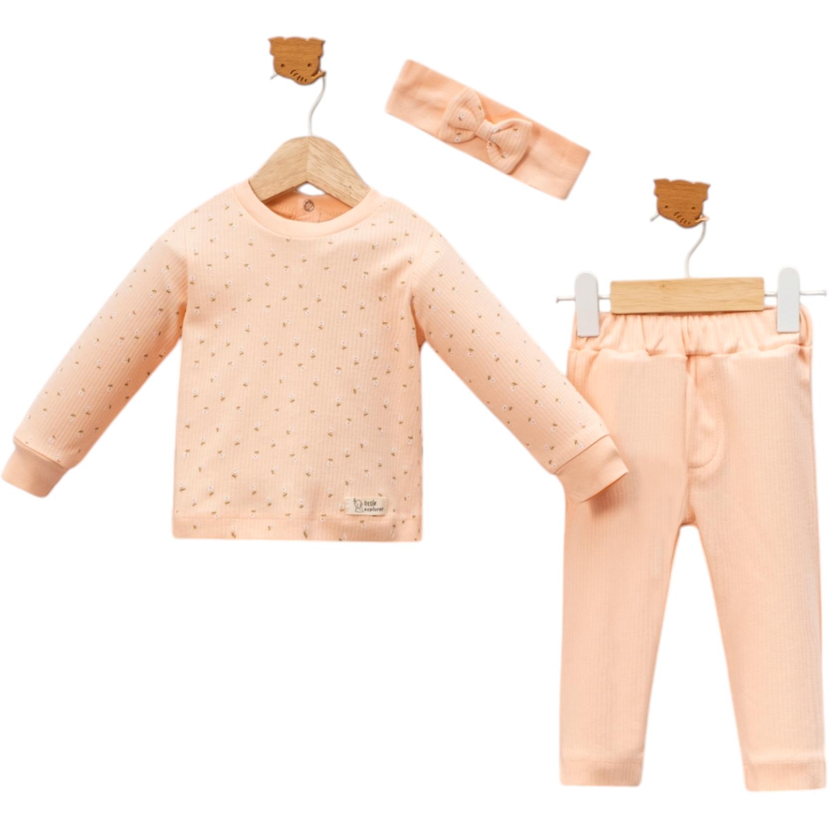 7083 bandana baby girl clothes wholesale long sleeve 12-18-24 months