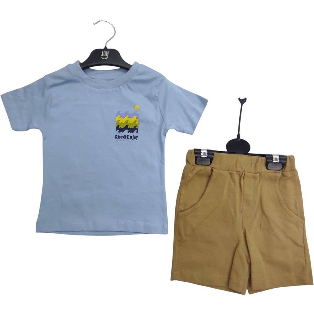 1004 الجملة الأطفال الصيف قطعتين الدعاوى ، تي شيرت مع السراويل للبنين لمدة 3/6 سنوات