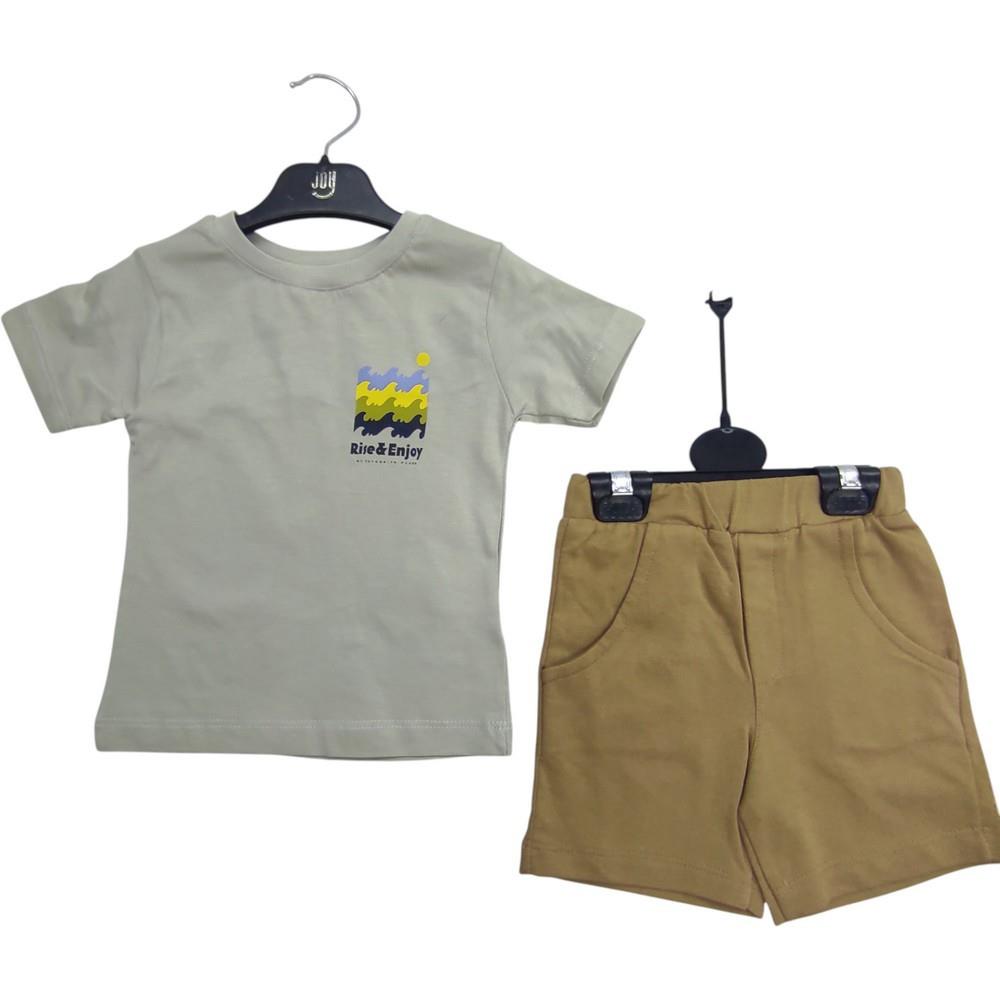 1004 الجملة الأطفال الصيف قطعتين الدعاوى ، تي شيرت مع السراويل للبنين لمدة 3/6 سنوات