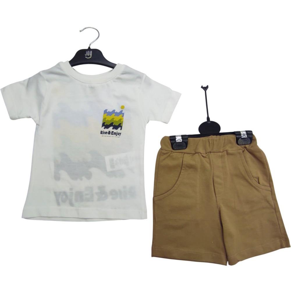 1004 الجملة الأطفال الصيف قطعتين الدعاوى ، تي شيرت مع السراويل للبنين لمدة 3/6 سنوات