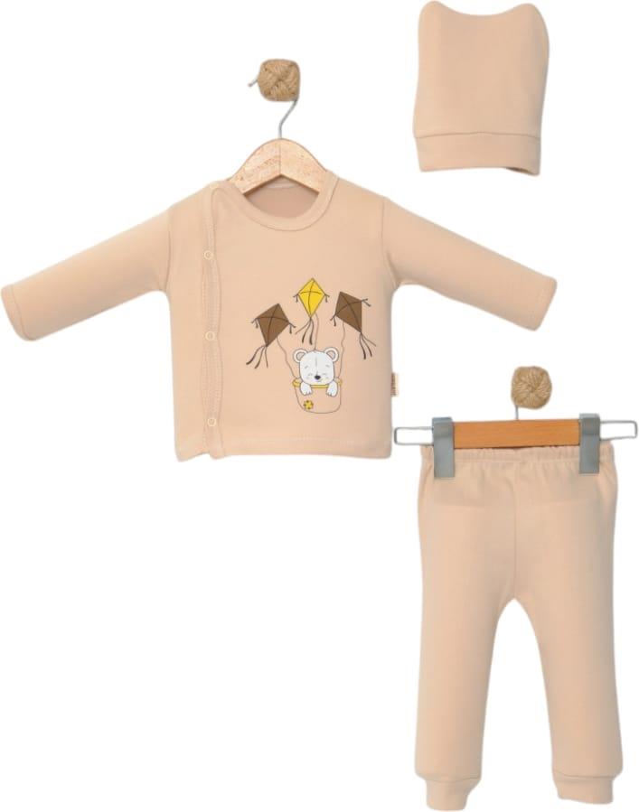 3208 оптом детские демисезонные комплекты двойки для младенцев на 0-3 месяцев