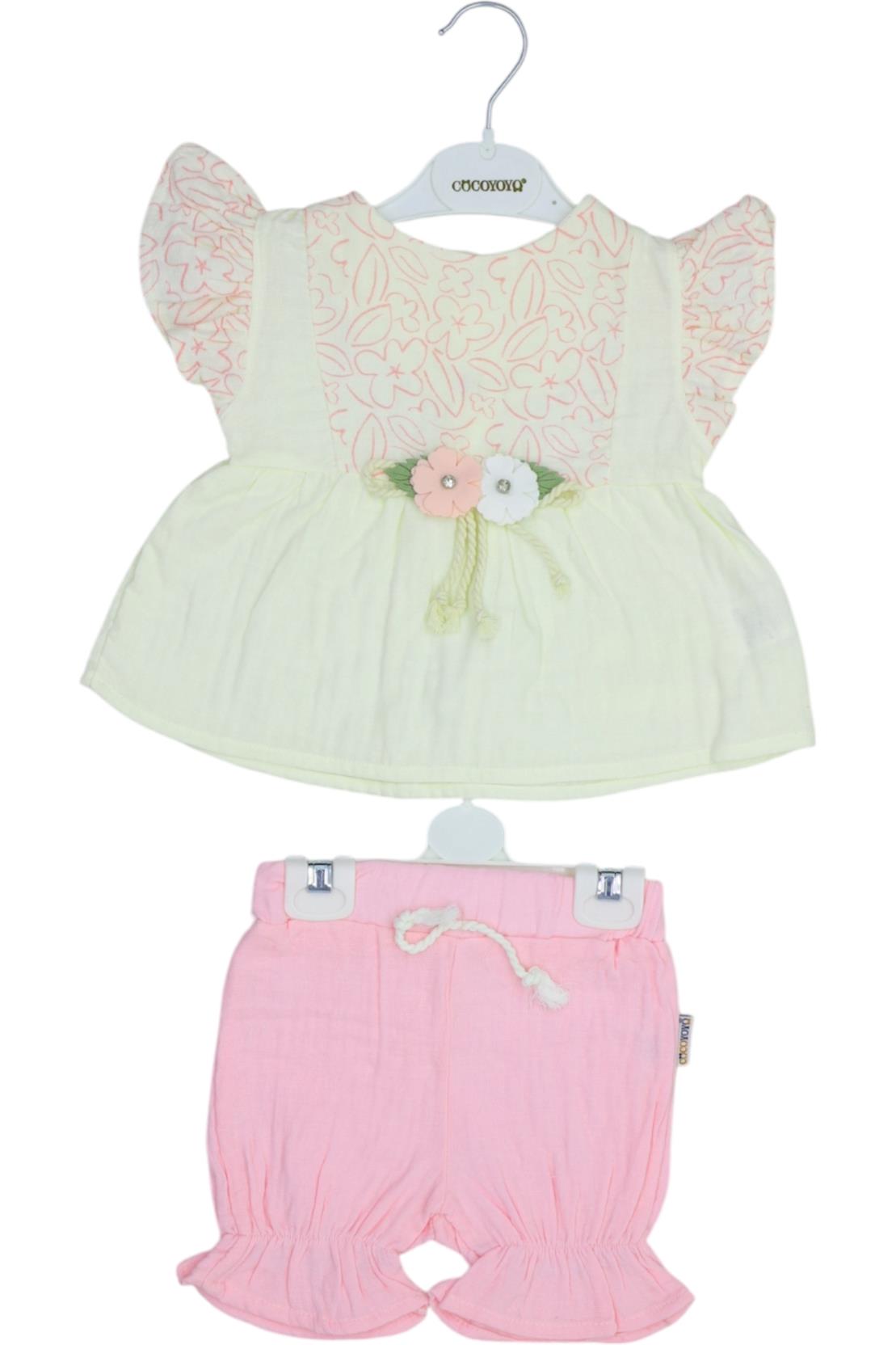 10038 оптом детские летние костюмы двойки для младенцев на 9/24 месяцев