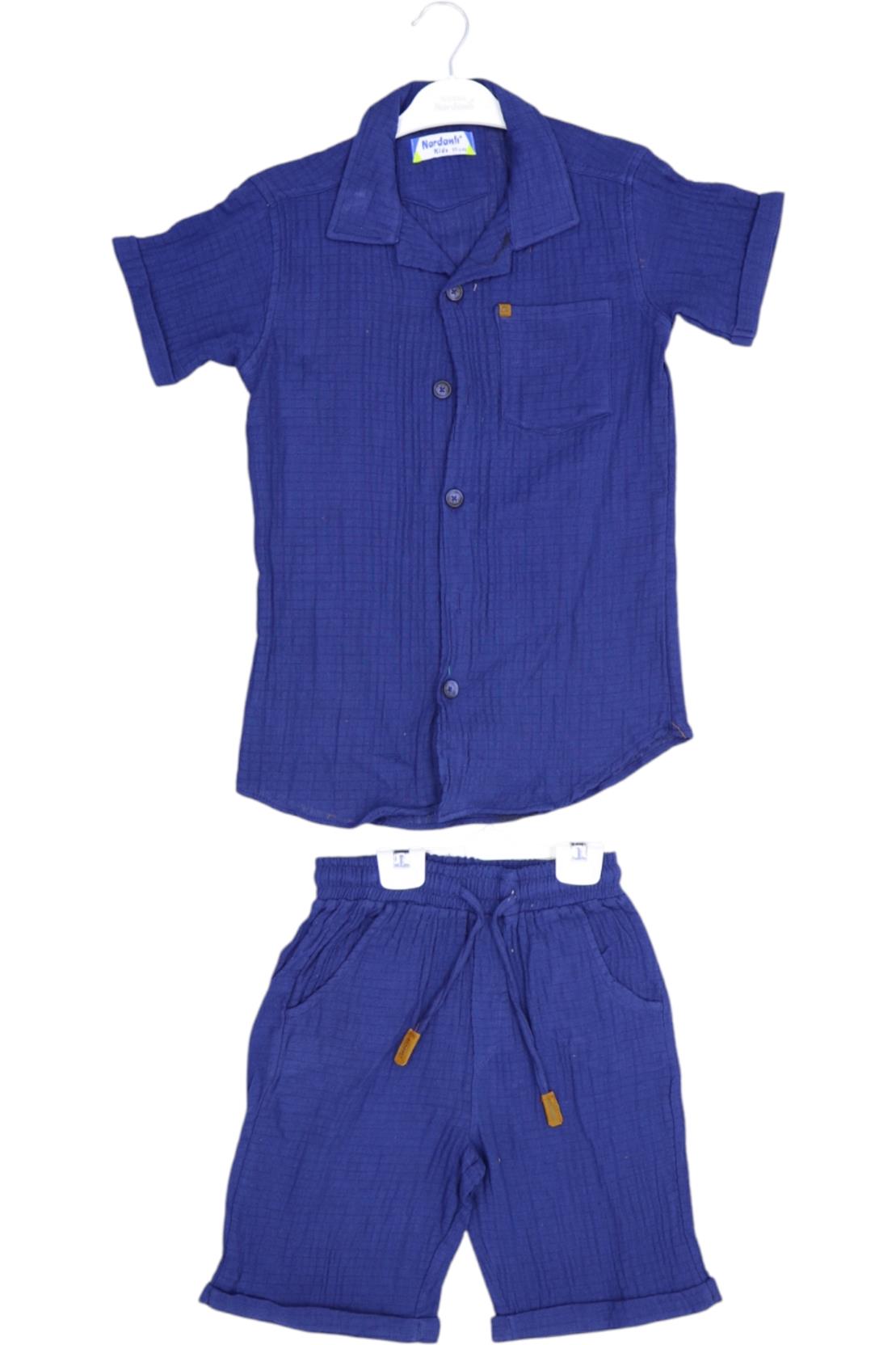 بدلات صيفية للأطفال من قطعتين مصنوعة من الشاش للأولاد لمدة 6/10 سنوات