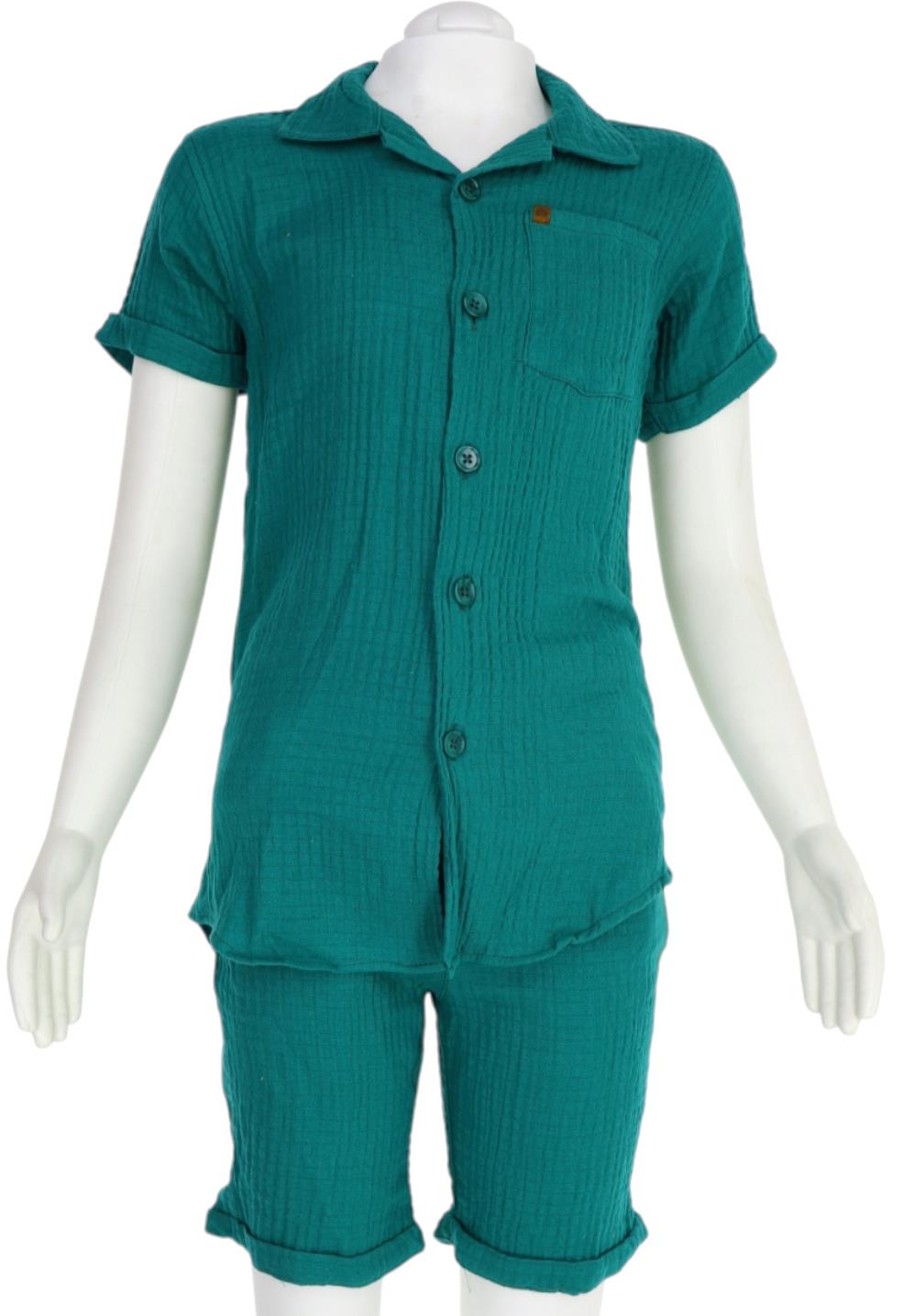 الجملة الأطفال الصيف قطعتين الدعاوى مصنوعة من الشاش للأولاد الذين تتراوح أعمارهم بين 11/15